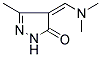 4-DIMETHYLAMINOMETHYLENE-5-METHYL-2,4-DIHYDRO-PYRAZOL-3-ONE Struktur