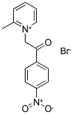 2-METHYL-1-[2-(4-NITROPHENYL)-2-OXOETHYL]PYRIDINIUM BROMIDE Struktur