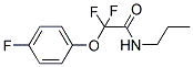 2,2-DIFLUORO-2-(4-FLUOROPHENOXY)-N-PROPYLACETAMIDE Struktur