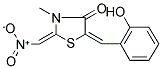 5-[(2-HYDROXYPHENYL)METHYLENE]-3-METHYL-2-(NITROMETHYLENE)-1,3-THIAZOLAN-4-ONE Struktur