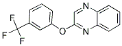 2-QUINOXALINYL 3-(TRIFLUOROMETHYL)PHENYL ETHER Struktur