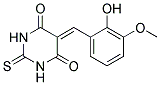 5-(O-VANILLYLIDENE)-2-THIOBARBITURIC ACID Struktur