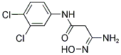 3-AMINO-N-(3,4-DICHLOROPHENYL)-3-(HYDROXYIMINO)PROPANAMIDE Struktur