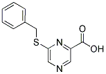 6-(BENZYLSULFANYL)-2-PYRAZINECARBOXYLIC ACID Struktur