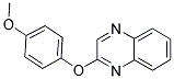 2-(4-METHOXYPHENOXY)QUINOXALINE Struktur