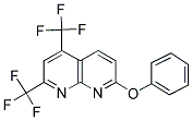 5,7-BIS(TRIFLUOROMETHYL)[1,8]NAPHTHYRIDIN-2-YL PHENYL ETHER Struktur