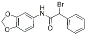 N1-(1,3-BENZODIOXOL-5-YL)-2-BROMO-2-PHENYLACETAMIDE Struktur