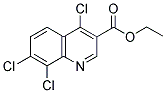 ETHYL 4,7,8-TRICHLORO-3-QUINOLINECARBOXYLATE Struktur