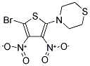 4-(5-BROMO-3,4-DINITRO-2-THIENYL)THIOMORPHOLINE Struktur