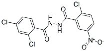 N'1-(2,4-DICHLOROBENZOYL)-2-CHLORO-5-NITROBENZENE-1-CARBOHYDRAZIDE Struktur