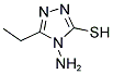 4-AMINO-5-ETHYL-4H-1,2,4-TRIAZOLE-3-THIOL Struktur