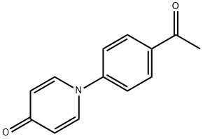 1-(4-ACETYLPHENYL)-4(1H)-PYRIDINONE Struktur