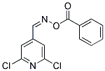 4-([(BENZOYLOXY)IMINO]METHYL)-2,6-DICHLOROPYRIDINE Struktur