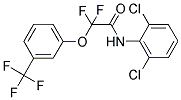 N-(2,6-DICHLOROPHENYL)-2,2-DIFLUORO-2-[3-(TRIFLUOROMETHYL)PHENOXY]ACETAMIDE Struktur