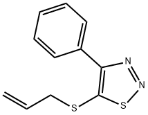 5-(ALLYLSULFANYL)-4-PHENYL-1,2,3-THIADIAZOLE Struktur