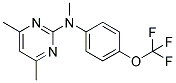 N-METHYL-N-[4-(TRIFLUOROMETHOXY)PHENYL]-4,6-DIMETHYL-2-PYRIMIDINAMINE Struktur