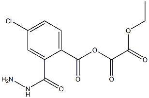 ETHYL 2-[2-(4-CHLOROBENZOYL)HYDRAZINO]-2-OXOACETATE Struktur