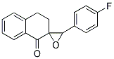 2-(4-FLUOROBENZYLIDENE)-1-TETALONEEPOXIDE Struktur