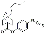 4-ISOTHIOCYANATOPHENYL 4-PENTYLBICYCLO[2.2.2]OCTANE-1-CARBOXYLATE Struktur