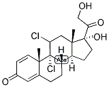 1,4-PREGNADIEN-9-ALPHA, 11-BETA-DICHLORO-17,21-DIOL-3,20-DIONE Struktur