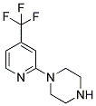 1-(4-TRIFLUOROMETHYL-2-PYRIDYL)PIPERAZINE Struktur