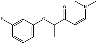 1-(DIMETHYLAMINO)-4-(3-FLUOROPHENOXY)-1-PENTEN-3-ONE Struktur