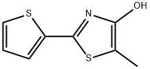 5-METHYL-2-(2-THIENYL)-1,3-THIAZOL-4-OL Struktur