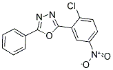 2-(2-CHLORO-5-NITROPHENYL)-5-PHENYL-1,3,4-OXADIAZOLE Struktur