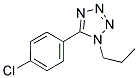 5-(4-CHLOROPHENYL)-1-PROPYL-1H-1,2,3,4-TETRAAZOLE Struktur