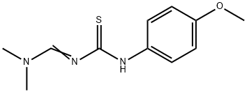 N-[(DIMETHYLAMINO)METHYLENE]-N'-(4-METHOXYPHENYL)THIOUREA Struktur