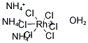 AMMONIUM HEXACHLORORHODATE (III) MONOHYDRATE Struktur