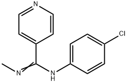 N-(4-CHLOROPHENYL)-N'-METHYL-4-PYRIDINECARBOXIMIDAMIDE Struktur