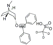 BENZTROPINE MESYLATE (N-METHYL-D3) Struktur