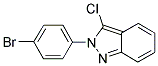 2-(4-BROMOPHENYL)-3-CHLORO-2H-INDAZOLE Struktur