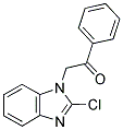 2-(2-CHLORO-1H-BENZIMIDAZOL-1-YL)-1-PHENYLETHANONE Struktur