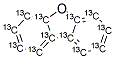 13C12-DIBENZOFURAN Struktur