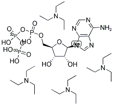 ADENOSINE 5'-TRIPHOSPHATE, [BETA, GAMMA-32P] TETRA-TRIETHYLAMMONIUM SALT Struktur