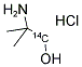 2-AMINO-2-METHYL-1-PROPANOL, [1-14C] HYDROCHLORIDE Struktur