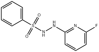 N'-(6-FLUORO-2-PYRIDINYL)BENZENESULFONOHYDRAZIDE Struktur