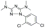 1-(2,4-DICHLOROPHENYL)-N3,N3,N5,N5-TETRAMETHYL-1H-1,2,4-TRIAZOLE-3,5-DIAMINE Struktur