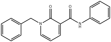 1-BENZYL-2-OXO-N-PHENYL-1,2-DIHYDRO-3-PYRIDINECARBOXAMIDE Struktur