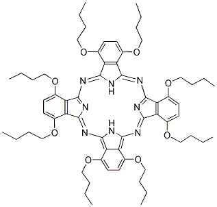 1,4,8,11,15,18,22,25-OCTABUTOXY-29H,31H-PHTHALOCYANINE Struktur