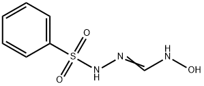 N'-[(HYDROXYIMINO)METHYL]BENZENESULFONOHYDRAZIDE Struktur