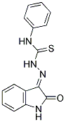 ISATIN, 3-(4-PHENYLTHIOSEMICARBAZIDE) Struktur