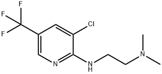 N-[3-CHLORO-5-(TRIFLUOROMETHYL)-2-PYRIDINYL]-N-[2-(DIMETHYLAMINO)ETHYL]AMINE Struktur