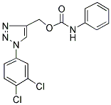 [1-(3,4-DICHLOROPHENYL)-1H-1,2,3-TRIAZOL-4-YL]METHYL N-PHENYLCARBAMATE Struktur