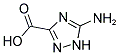 1H-5-AMINO-1,2,4-TRIAZOLE-3-CARBOXYLIC ACID Struktur