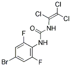 N-(4-BROMO-2,6-DIFLUOROPHENYL)-N'-(1,2,2-TRICHLOROVINYL)UREA Struktur