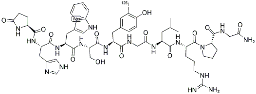 ([125I]-TYR)-GONADORELIN Struktur