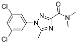 1-(3,5-DICHLOROPHENYL)-N,N,5-TRIMETHYL-1H-1,2,4-TRIAZOLE-3-CARBOXAMIDE Struktur